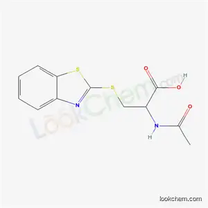 Molecular Structure of 452-45-9 (N-acetyl-S-1,3-benzothiazol-2-ylcysteine)