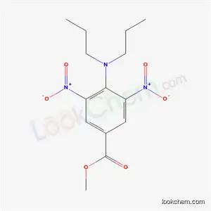 Molecular Structure of 2078-11-7 (methyl 4-(dipropylamino)-3,5-dinitrobenzoate)