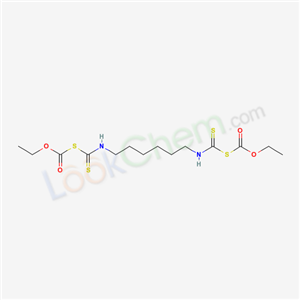 19657-28-4,CARBONIC ACID, THIO-, BIS(ANHYDROSULFIDE) with HEXAMETHYLENEBIS(DITHIOCARBAMIC A,