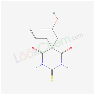 35242-58-1,5-(2-hydroxypropyl)-5-prop-2-en-1-yl-2-thioxodihydropyrimidine-4,6(1H,5H)-dione,