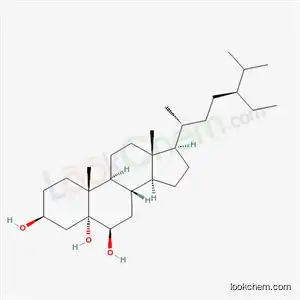 Molecular Structure of 20835-91-0 (5 alpha-stigmastane-3 beta,5,6 beta-triol 3-monobenzoate)