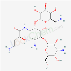 (2S)-4-amino-N-[(1S,2R,3S,4S,5R)-5-amino-4-[(2S,3R,4S,5S,6R)-4-amino-3,5-dihydroxy-6-(hydroxymethyl)oxan-2-yl]oxy-2-[(2R,3R,4S,5R,6R)-6-(aminomethyl)-3,4,5-trihydroxy-oxan-2-yl]oxy-3-hydroxy-cyclohexy