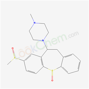 41931-93-5,1-methyl-4-[8-(methylsulfinyl)-5-oxido-10,11-dihydrodibenzo[b,f]thiepin-10-yl]piperazine,