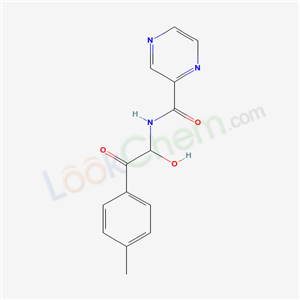 42177-48-0,N-[1-hydroxy-2-(4-methylphenyl)-2-oxoethyl]pyrazine-2-carboxamide,