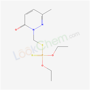 51356-09-3,O,O-diethyl S-[(3-methyl-6-oxopyridazin-1(6H)-yl)methyl] dithiophosphate,