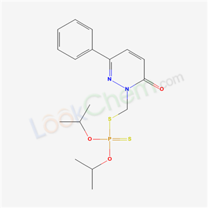 51356-16-2,O,O-bis(1-methylethyl) S-[(6-oxo-3-phenylpyridazin-1(6H)-yl)methyl] dithiophosphate,