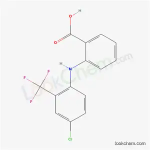 Molecular Structure of 51679-39-1 (2-{[4-chloro-2-(trifluoromethyl)phenyl]amino}benzoic acid)