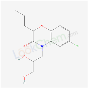 52041-78-8,6-Chloro-4-(2,3-dihydroxypropyl)-2-propyl-2H-1,4-benzoxazin-3(4H)-one,