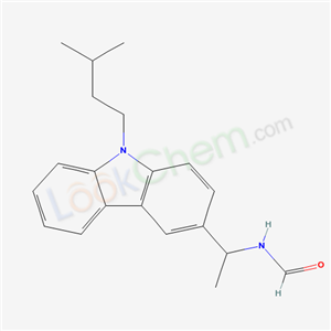 52916-28-6,N-{1-[9-(3-methylbutyl)-9H-carbazol-3-yl]ethyl}formamide,