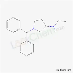 Molecular Structure of 52963-50-5 ((3S)-N-Ethyl-1-(diphenylmethyl)-3-pyrrolidinamine)