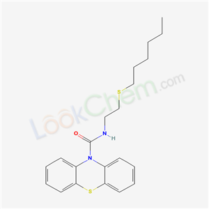 53056-59-0,N-[2-(hexylsulfanyl)ethyl]-10H-phenothiazine-10-carboxamide,