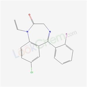 53514-78-6,7-chloro-1-ethenyl-5-(2-fluorophenyl)-1,3-dihydro-2H-1,4-benzodiazepin-2-one,