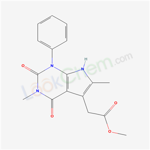 53681-43-9,methyl (3,6-dimethyl-2,4-dioxo-1-phenyl-2,3,4,7-tetrahydro-1H-pyrrolo[2,3-d]pyrimidin-5-yl)acetate,