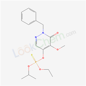 59631-25-3,O-(1-benzyl-5-methoxy-6-oxo-1,6-dihydropyridazin-4-yl) O-ethyl O-(1-methylethyl) thiophosphate,