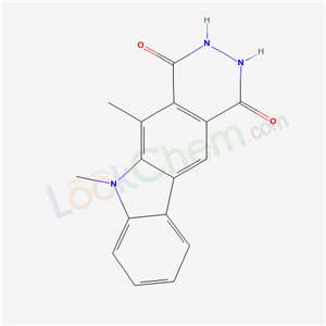 59774-17-3,5,6-dimethyl-2,3-dihydro-1H-pyridazino[4,5-b]carbazole-1,4(6H)-dione,