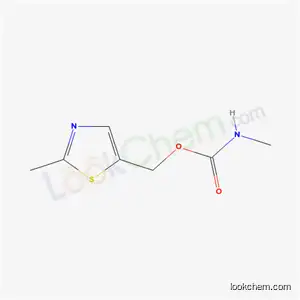 Molecular Structure of 60628-43-5 ((2-methyl-1,3-thiazol-5-yl)methyl methylcarbamate)