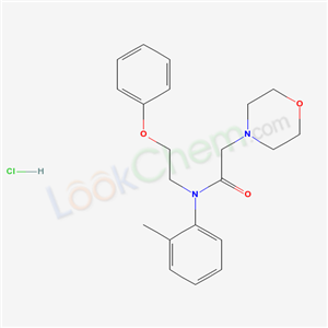 55565-99-6,N-(2-methylphenyl)-2-morpholin-4-yl-N-(2-phenoxyethyl)acetamide hydrochloride,