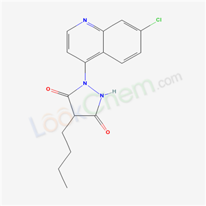 55752-42-6,4-butyl-1-(7-chloroquinolin-4-yl)pyrazolidine-3,5-dione,