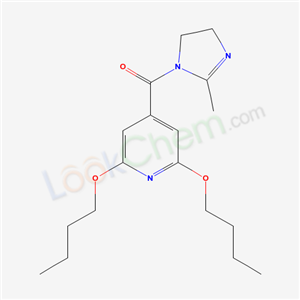 57826-63-8,2,6-dibutoxy-4-[(2-methyl-4,5-dihydro-1H-imidazol-1-yl)carbonyl]pyridine,