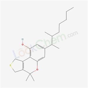 57860-75-0,7-(1,2-dimethylheptyl)-4,4-dimethyl-1,4-dihydro-3H-thieno[3,4-c]chromen-9-ol,