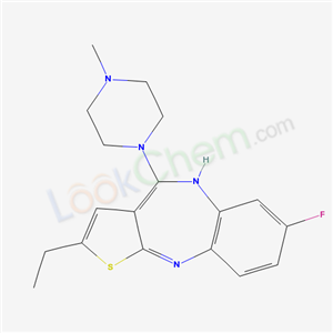 61325-70-0,2-ethyl-7-fluoro-4-(4-methylpiperazin-1-yl)-5H-thieno[2,3-b][1,5]benzodiazepine,