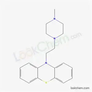 Molecular Structure of 60706-43-6 (10-[2-(4-methylpiperazin-1-yl)ethyl]-10H-phenothiazine)