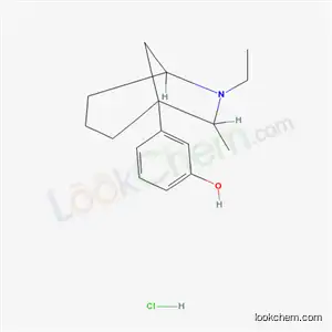 endo-(+-)-3-(6-Ethyl-7-methyl-6-azabicyclo(3.2.1)oct-1-yl)phenol hydrochloride