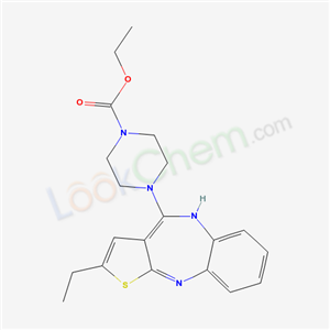 61325-90-4,ethyl 4-(2-ethyl-5H-thieno[2,3-b][1,5]benzodiazepin-4-yl)piperazine-1-carboxylate,