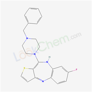 61326-10-1,10-(4-benzylpiperazin-1-yl)-7-fluoro-9H-thieno[3,2-b][1,5]benzodiazepine,