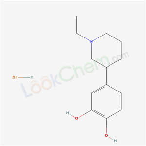 1,2-BENZENEDIOL,4-(1-ETHYL-PIPERIDIN-3-YL)-,HYDROBROMIDECAS