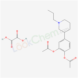 62033-54-9,4-(1-propylpiperidin-3-yl)benzene-1,2-diyl diacetate ethanedioate,