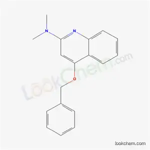 Molecular Structure of 62481-30-5 (4-(benzyloxy)-N,N-dimethylquinolin-2-amine)