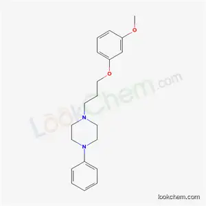 Piperazine, 1-(2-(m-methoxyphenoxymethyl)ethyl)-4-phenyl-