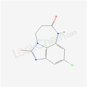 66596-58-5,9-chloro-2-methyl-4,5-dihydroimidazo[1,5,4-ef][1,5]benzodiazepin-6(7H)-one,