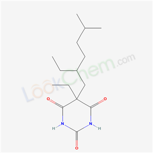 66968-32-9,5-Ethyl-5-(5-methyl-2-ethylhexyl)-2-sodiooxy-4,6(1H,5H)-pyrimidinedione,Sodium 5-ethyl-5-(2-ethyl-5-methylhexyl)barbiturate;Barbituric acid,5-ethyl-5-(2-ethyl-5-methylhexyl)-,sodium salt;5-Ethyl-5-(2-ethyl-5-methylhexyl)barbituric acid sodium salt;