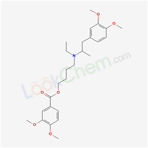 67293-16-7,4-{[2-(3,4-dimethoxyphenyl)-1-methylethyl](ethyl)amino}butyl 3,4-dimethoxybenzoate,