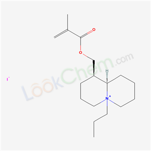 68162-12-9,(1R,9aR)-1-{[(2-methylacryloyl)oxy]methyl}-5-propyloctahydro-2H-quinolizinium iodide,