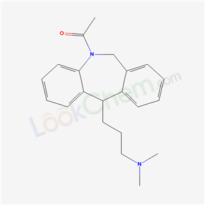 69352-70-1,6,11-Dihydro-5-acetyl-11-(3-dimethylaminopropyl)-5H-dibenz[b,e]azepine,5-Acetyl-5,6-dihydro-11-(3-dimethylaminopropyl)dibenz(b,e)azepine;Dibenz(b,e)azepine,5,6-dihydro-5-acetyl-11-(3-dimethylaminopropyl);