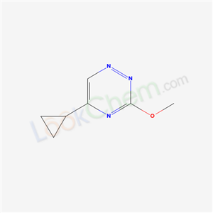 69466-80-4,5-Cyclopropyl-3-methoxy-1,2,4-triazine,as-Triazine,5-cyclopropyl-3-methoxy;3-methoxy-5-cyclopropyl-1,2,4-triazine;3-Methoxy-5-cyclopropyl-1,2,4-triazin;5-cyclopropyl-3-methoxy-[1,2,4]triazine;1,2,4-Triazine,5-cyclopropyl-3-methoxy;5-Cyclopropyl-3-methoxy-as-triazine;