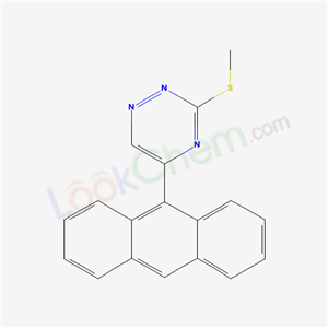 69467-14-7,5-anthracen-9-yl-3-(methylsulfanyl)-1,2,4-triazine,