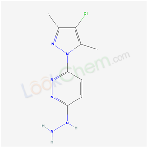 70589-12-7,3-(4-chloro-3,5-dimethyl-1H-pyrazol-1-yl)-6-hydrazinopyridazine,