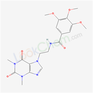 70919-87-8,N-[2-(1,3-dimethyl-2,6-dioxo-1,2,3,6-tetrahydro-7H-purin-7-yl)ethyl]-3,4,5-trimethoxybenzamide,