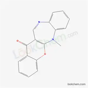 (1)Benzopyrano(2,3-b)(1,5)benzodiazepin-13(6H)-one, 6-methyl-