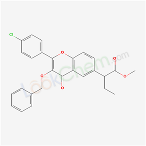 173469-86-8,methyl 2-[3-(benzyloxy)-2-(4-chlorophenyl)-4-oxo-4H-chromen-6-yl]butanoate,