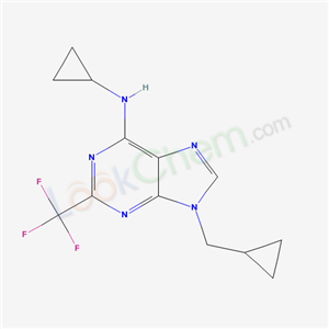 195252-47-2,N-cyclopropyl-9-(cyclopropylmethyl)-2-(trifluoromethyl)-9H-purin-6-amine,