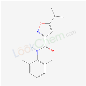 3-ISOXAZOLECARBOXAMIDE,N-(2,6-DIMETHYLPHENYL)-5-(ISOPROPYL)-