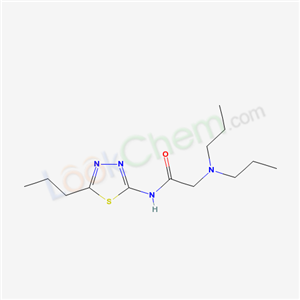 132304-32-6,N~2~,N~2~-dipropyl-N-(5-propyl-1,3,4-thiadiazol-2-yl)glycinamide,