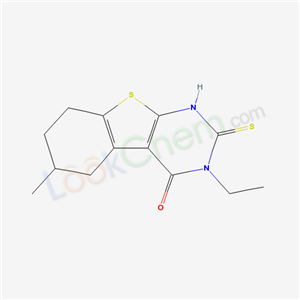 132605-25-5,3-ethyl-6-methyl-2-thioxo-2,3,5,6,7,8-hexahydro[1]benzothieno[2,3-d]pyrimidin-4(1H)-one,