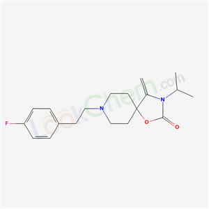 134069-74-2,8-[2-(4-fluorophenyl)ethyl]-3-(1-methylethyl)-4-methylidene-1-oxa-3,8-diazaspiro[4.5]decan-2-one,