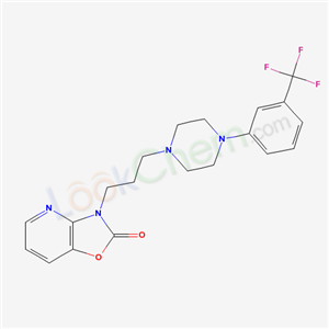 134337-00-1,3-(3-{4-[3-(trifluoromethyl)phenyl]piperazin-1-yl}propyl)[1,3]oxazolo[4,5-b]pyridin-2(3H)-one,